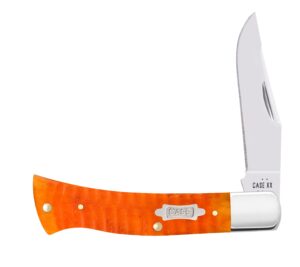 Persimmon Orange Bone Gator Jig Axe Handle
